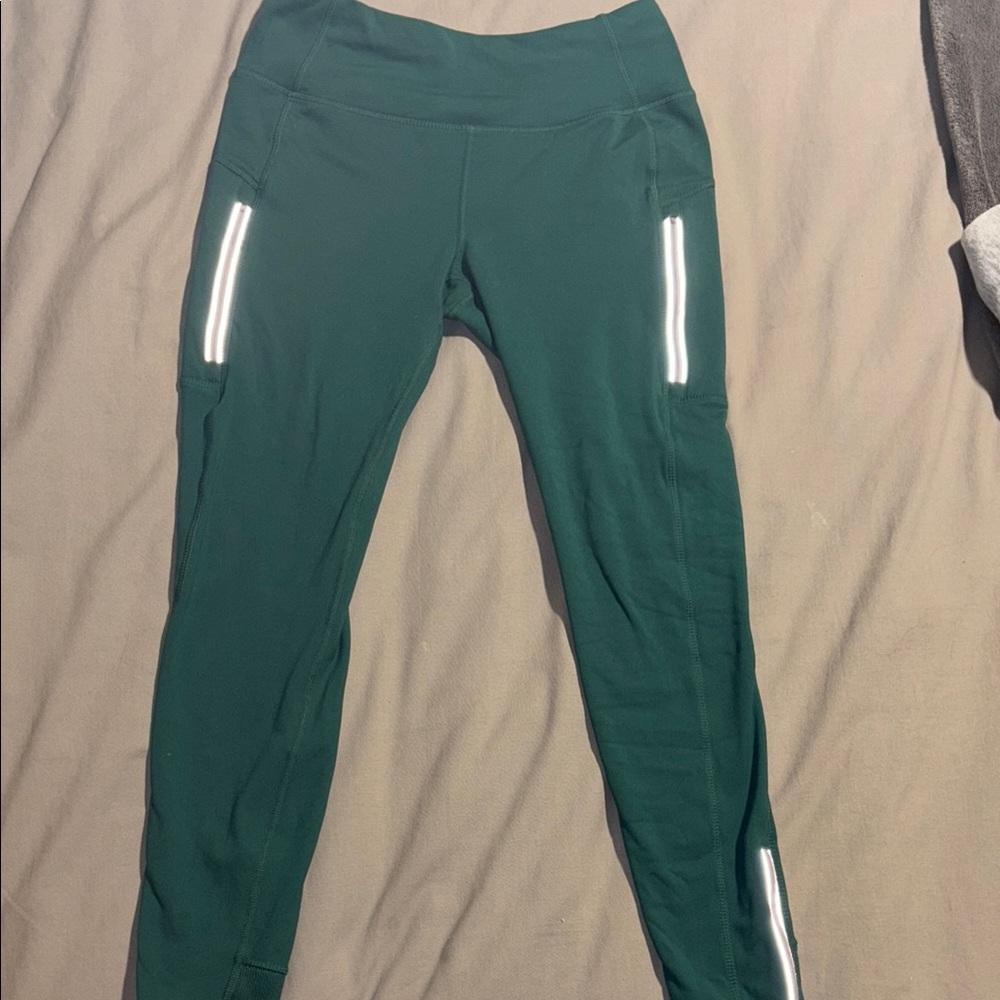 Women’s Mondetta Fleece Lined Activewear Leggings w/ Zippered Pockets SZ S